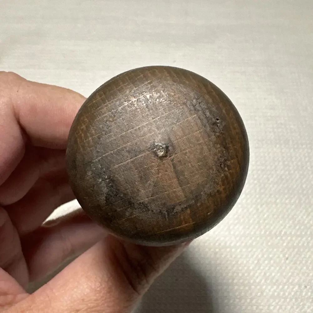 Italian Wood Screw Nut Cracker Vintage Country Farmhouse Cottage Handmade